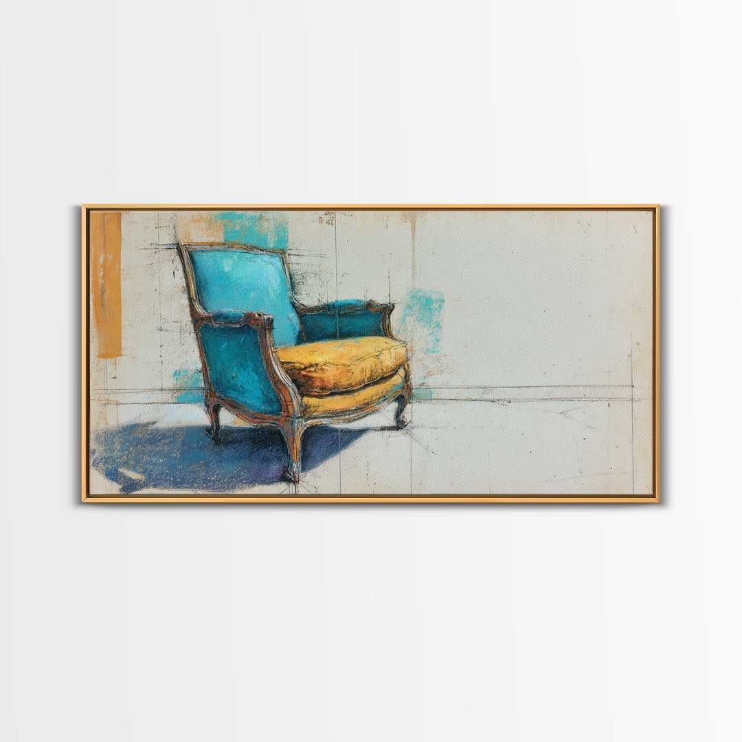 Braided Hairstyle Study Framed Canvas Print, Hair Salon Art, Art, Living Room Decor, Fine Art, Style, Black Art Prints, HSA-2x1-7