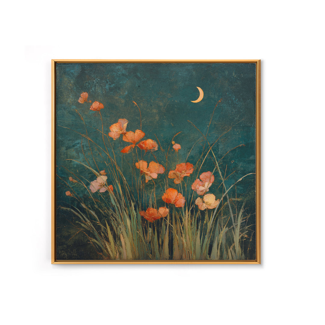 Dancers Suggested by Soft Moving Brushwork Canvas Print, Impressionist Art, Horizontal Wall Art, Living Room Decor, Impression, IMP-1x1-15