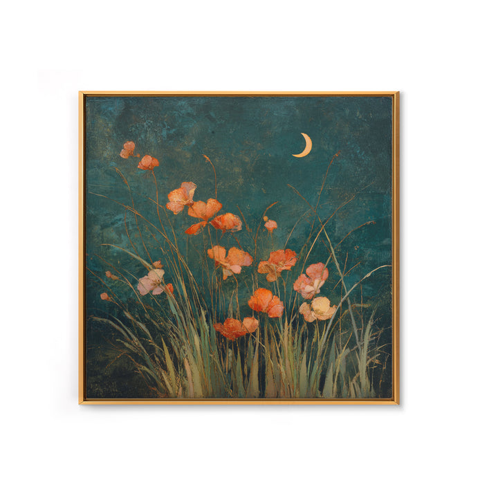 Dancers Suggested by Soft Moving Brushwork Canvas Print, Impressionist Art, Horizontal Wall Art, Living Room Decor, Impression, IMP-1x1-15