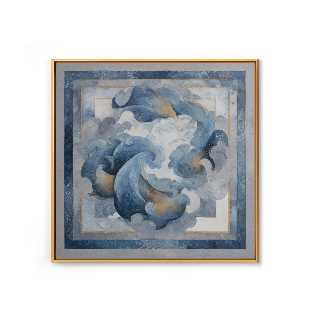 Dancers Suggested by Soft Moving Brushwork Canvas Print, Impressionist Art, Abstract Painting, Living Room Decor, Impression, IMP-1x1-39