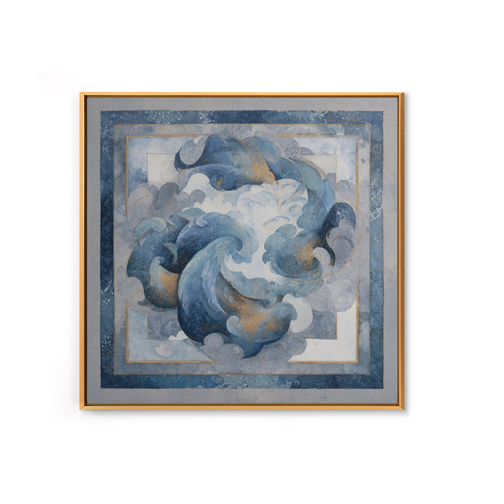 Dancers Suggested by Soft Moving Brushwork Canvas Print, Impressionist Art, Abstract Painting, Living Room Decor, Impression, IMP-1x1-39