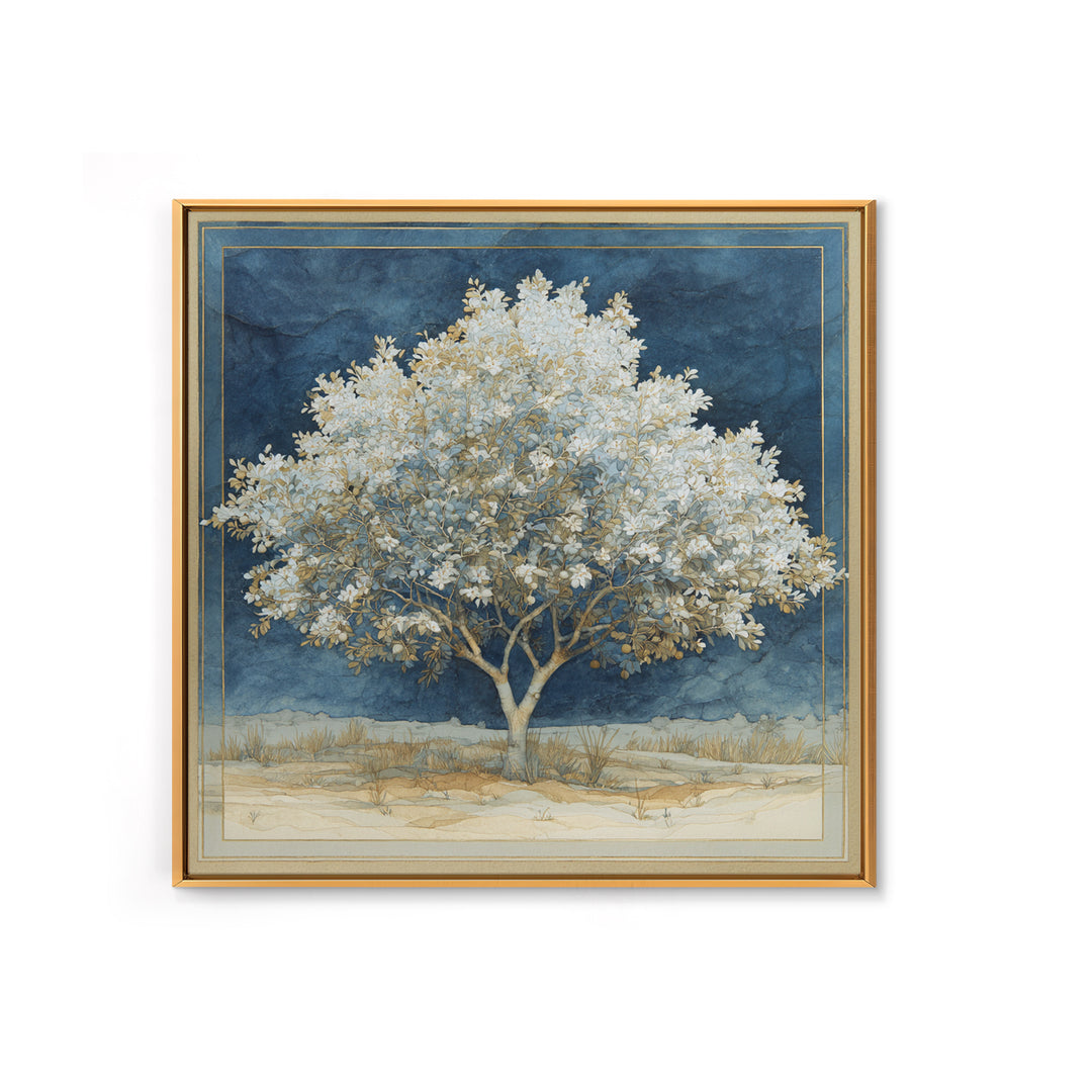 Apple Tree in Summer Orchard Canvas Print, Impressionist Art, Contemporary Art, Living Room Decor, Fine Art, Impression, IMP-1x1-89