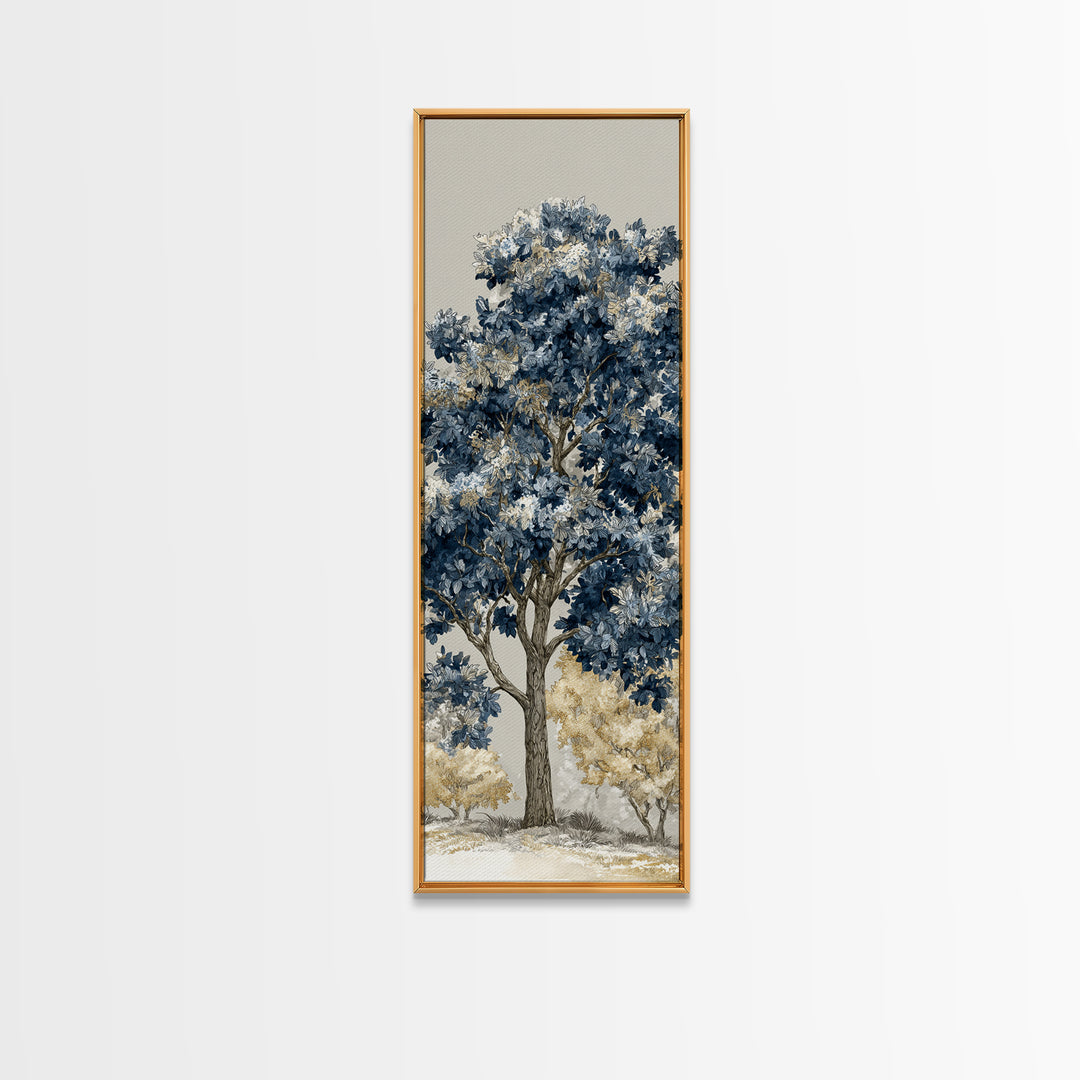Apple Tree in Summer Orchard Canvas Print, Impressionist Art, Wall Decor, Living Room Decor, Impression, Horizontal Wall Art, IMP-1x3-77