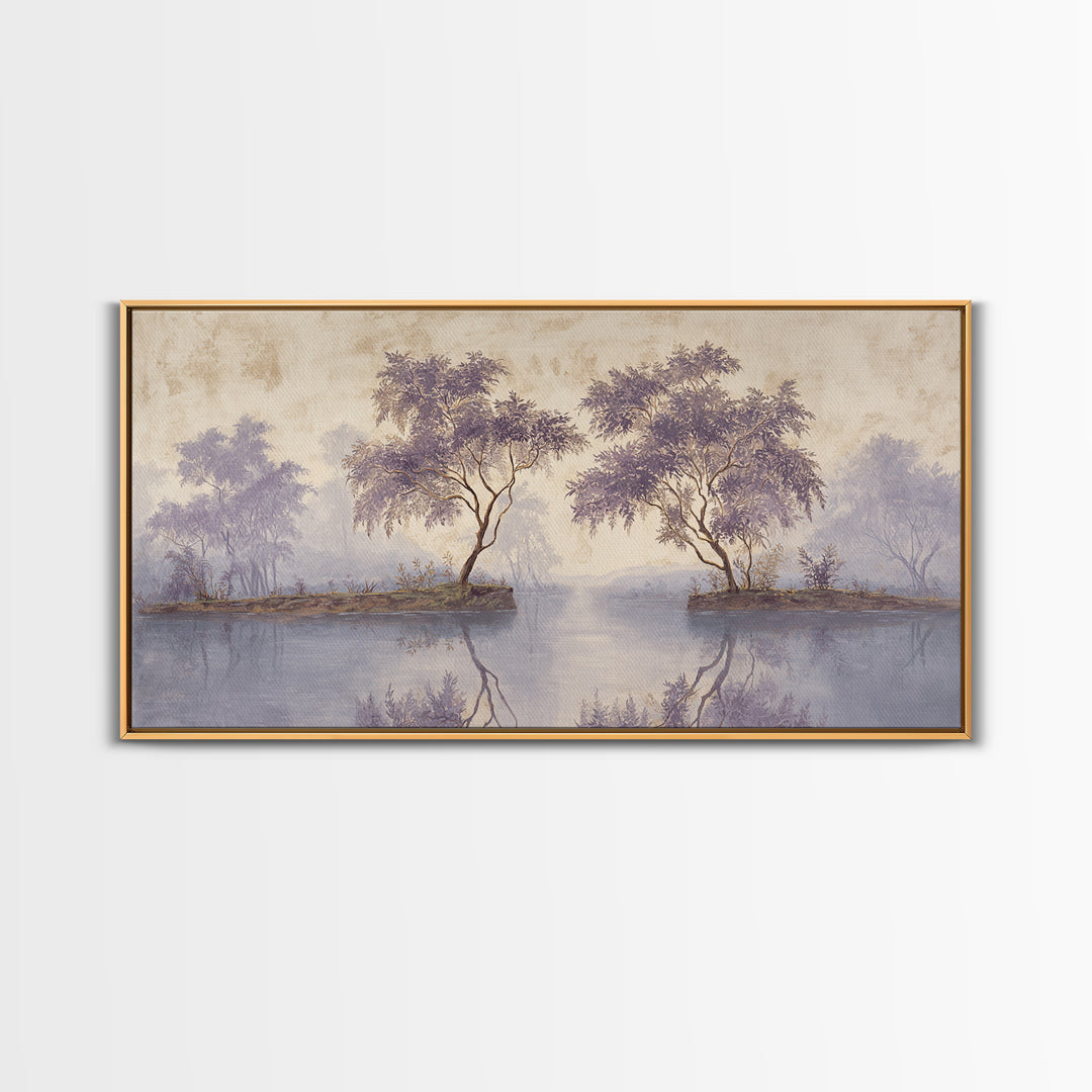 Garden Path Covered Canvas Print, Impressionist Art, Living Room Decor, Oil Painting, Impression, Abstract Painting, IMP-2x1-94
