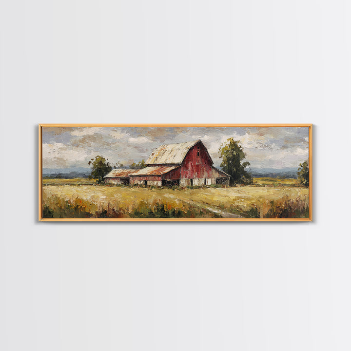 Country Lane with Flickering Sunlight Canvas Print, Impressionist Art, Modern Decor, Living Room Decor, Fine Art, Impression, IMP-3x1-14