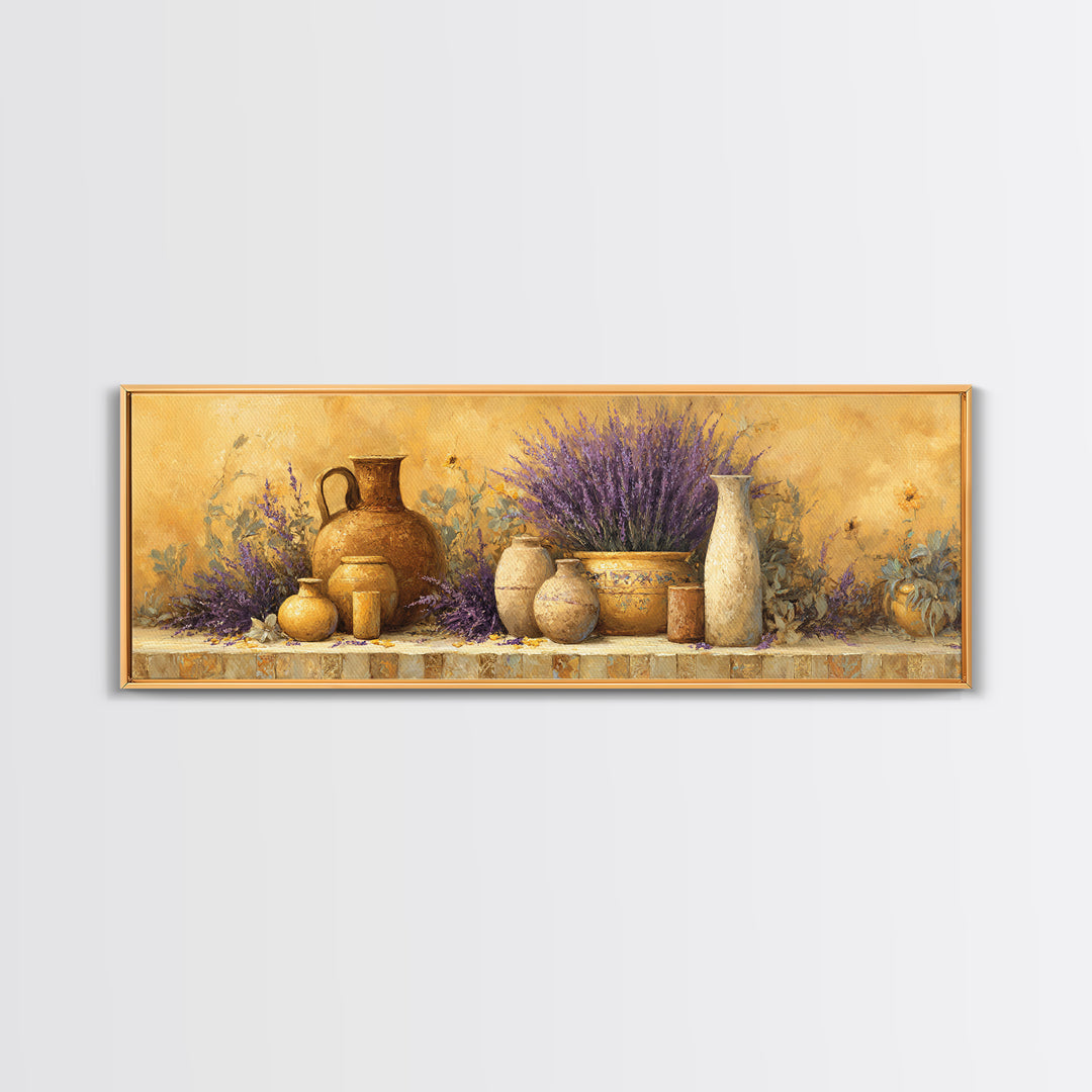Sunset over Lavender Field Canvas Print, Impressionist Art, Printable Wall Art, Living Room Decor, Fine Art, Impression, IMP-3x1-30