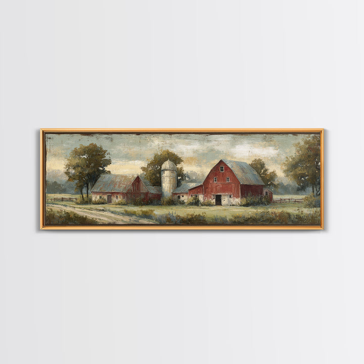 Country Lane with Flickering Sunlight Canvas Print, Impressionist Art, Boho Decor, Living Room Decor, Oil Painting, Impression, IMP-3x1-62