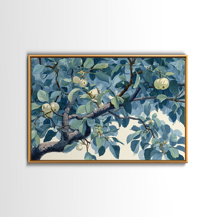 Apple Tree in Summer Orchard Canvas Print, Impressionist Art, Landscape Wall Art, Living Room Decor, Fine Art, Impression, IMP-3x2-21