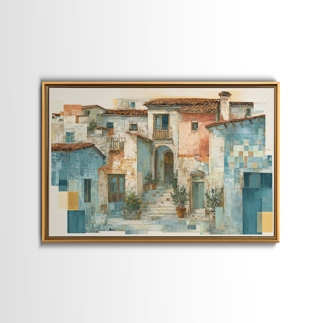 Sunset over Lavender Field Canvas Print, Impressionist Art, Coastal Wall Art, Living Room Decor, Fine Art, Impression, IMP-3x2-42