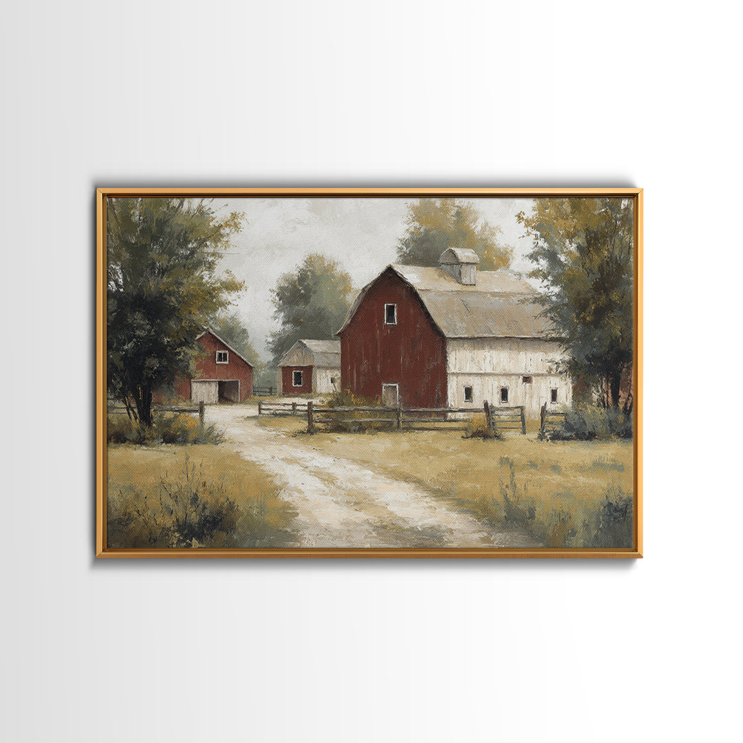 Country Lane with Flickering Sunlight Canvas Print, Impressionist Art, Colorful Wall Art, Living Room Decor, Impression, IMP-3x2-98
