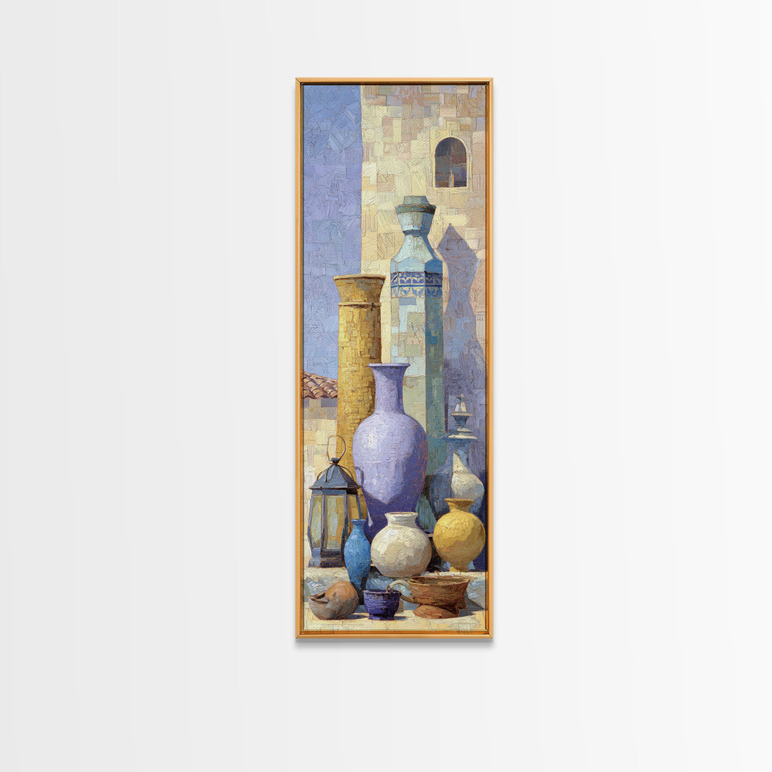 Venetian Canal Reflection Without City Crowd Canvas Print, Italian Villa Art, Digital Download Art, Living Room Decor, Villa, IVA-1x3-8
