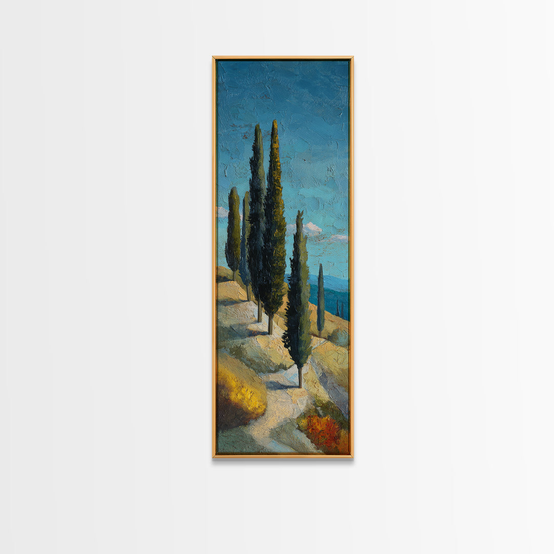 Terra Cotta Pot Canvas Print, Italian Villa Art, Living Room Art, Living Room Decor, Oil Painting, Villa, Neutral Decor, IVA-1x3-82