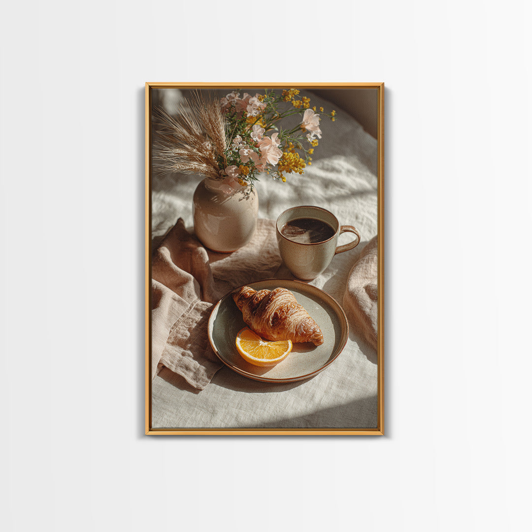 Orange Citrus Botanical Branch Canvas Print, Kitchen Art, Prints, Kitchen Decor, Fine Art, Kitchen, Kitchen Wall Decor, KIT-2x3-67