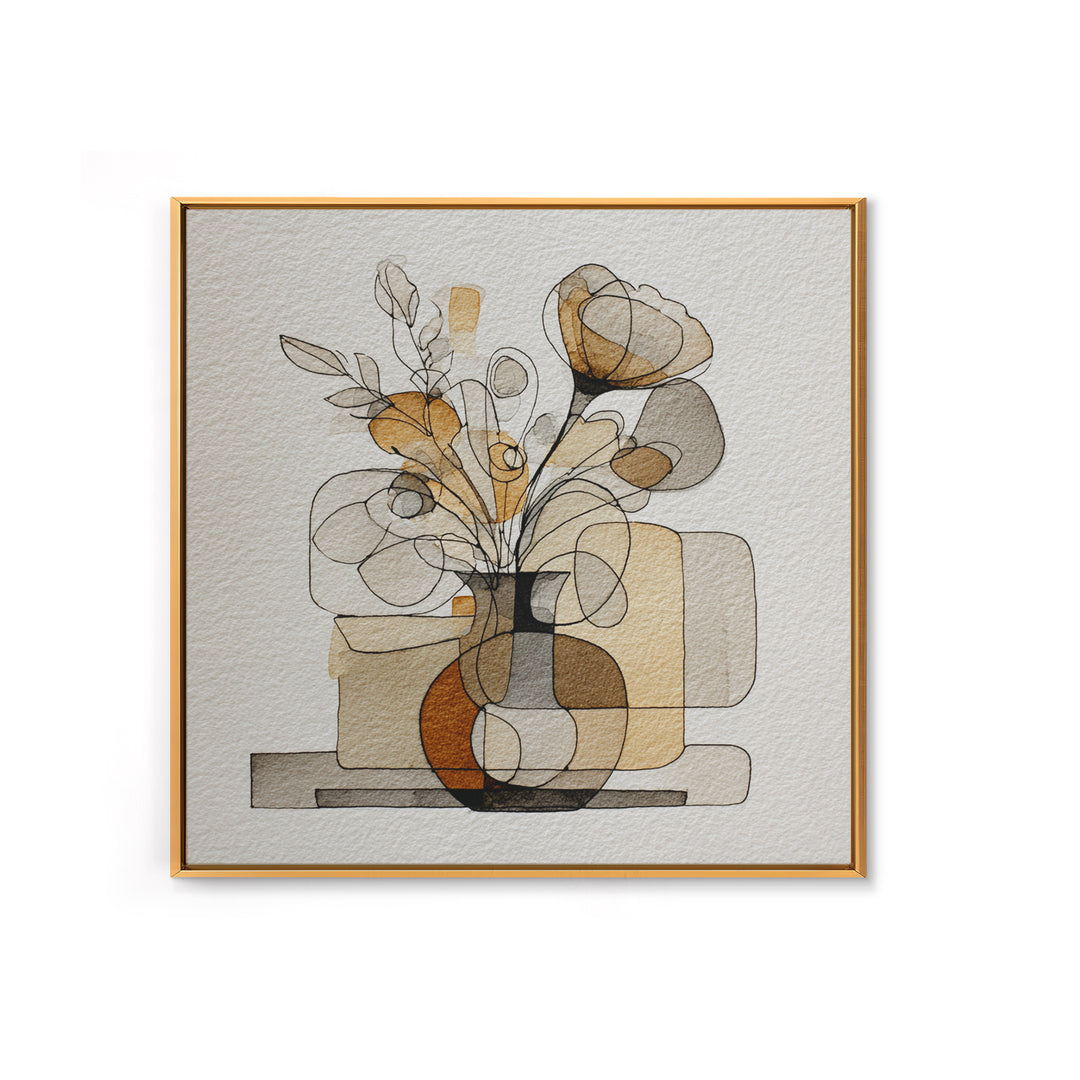 Minimal Nude Figure Canvas Print, Line Art, Minimalist Decor, Living Room Decor, Fine Art, Line, Boho Wall Art, Wall Art Print, LIN-1x1-9