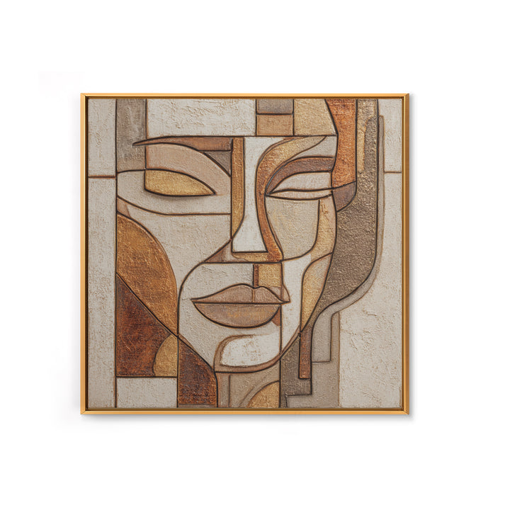 Continuous Line Female Face Canvas Print, Line Art, Modern Wall Art, Living Room Decor, Fine Art, Line, Bird Wall Art, LIN-1x1-97