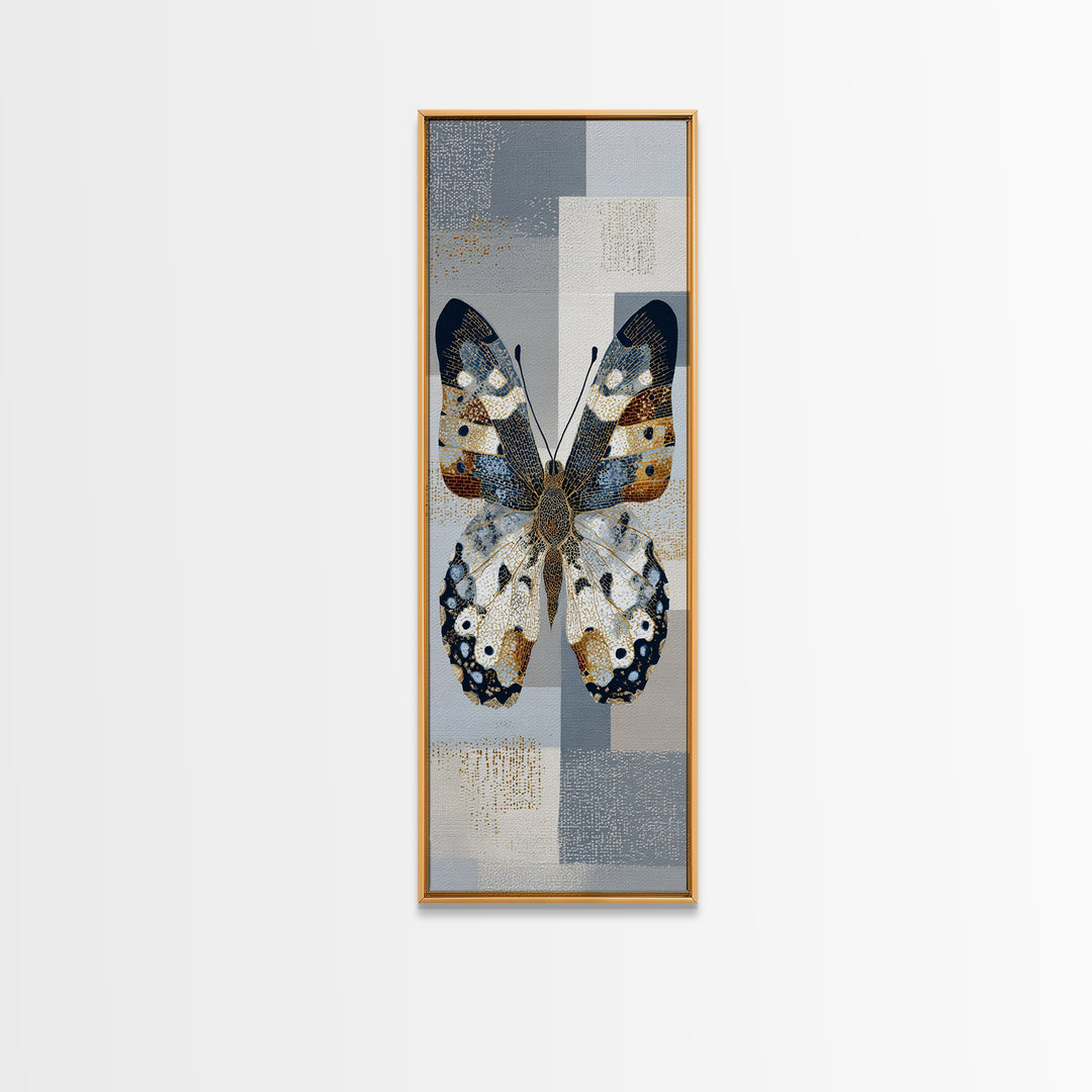 Line Art Butterfly Canvas Print, Line Art, Modern Decor, Living Room Decor, Abstract Art, Line, Contemporary Art, Wall Art, LIN-1x3-10