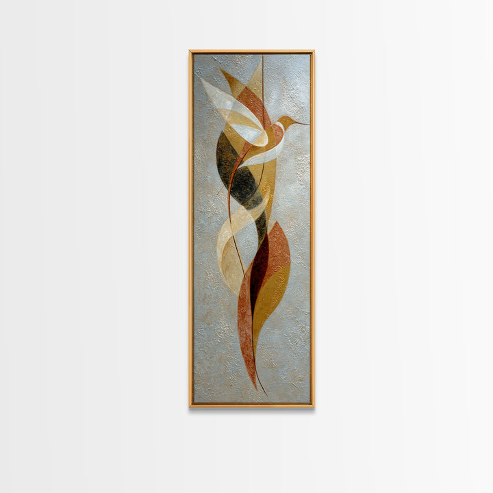 Single Line Bird Framed Canvas Print, Line Art, Aesthetic Prints, Living Room Decor, Abstract Art, Line, Wall Art, Home Decor, LIN-1x3-47