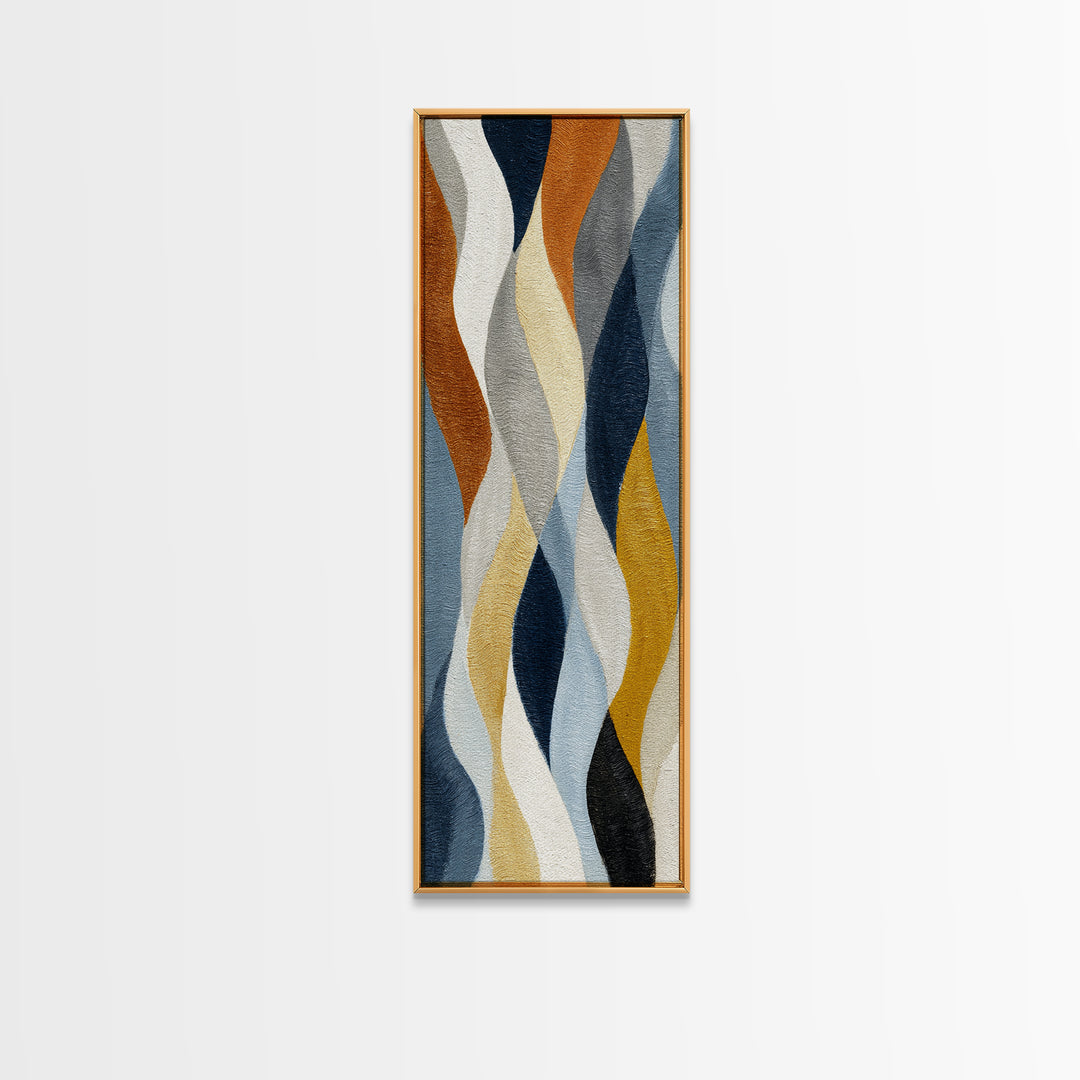 Minimal Angel Wing Contour Canvas Print, Line Art, Custom Portrait, Living Room Decor, Fine Art, Line, Living Room Wall Art, LIN-1x3-57