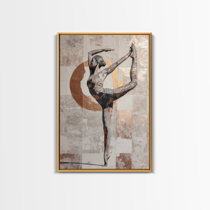 Single Line Yoga Pose Framed Canvas Print, Line Art, Boho Decor, Living Room Decor, Line, Minimalist Art, Modern Decor, LIN-2x3-25