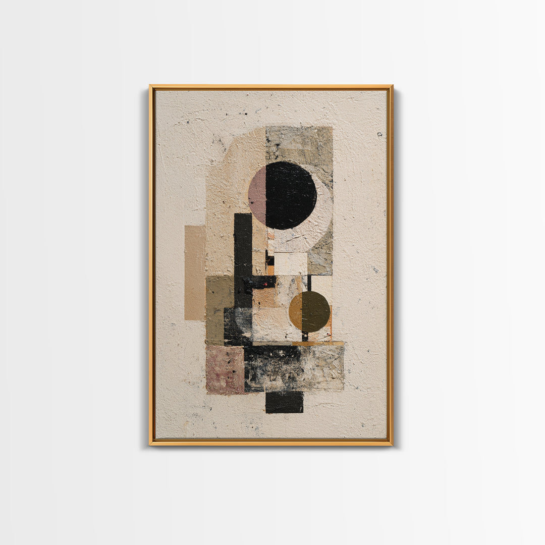 Minimal Eyes and Nose Composition Framed Canvas Print, Line Art, Digital Wall Art, Living Room Decor, Fine Art, Line, LIN-2x3-46