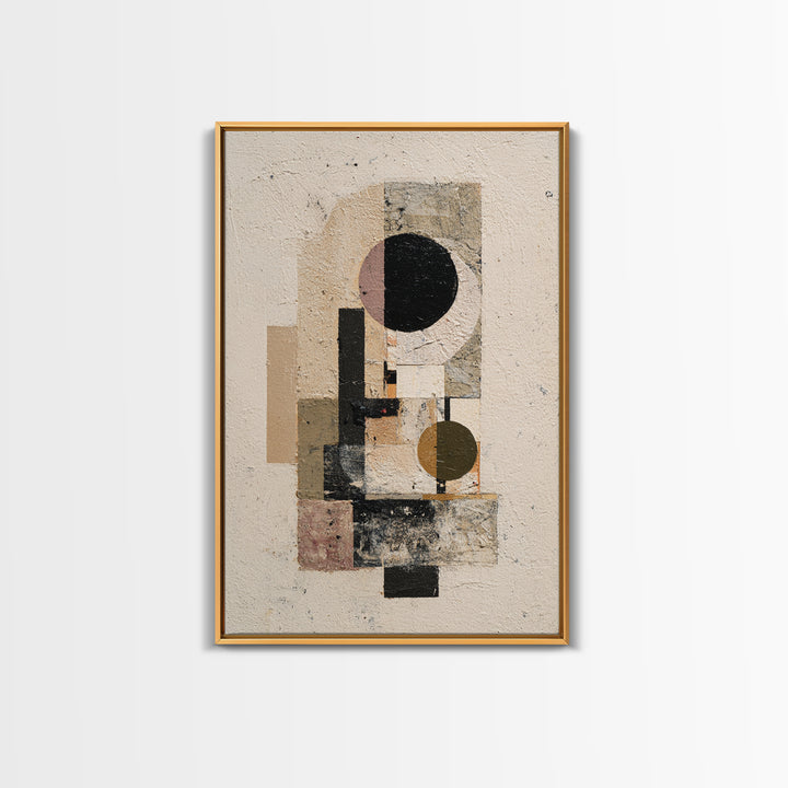Minimal Eyes and Nose Composition Framed Canvas Print, Line Art, Digital Wall Art, Living Room Decor, Fine Art, Line, LIN-2x3-46