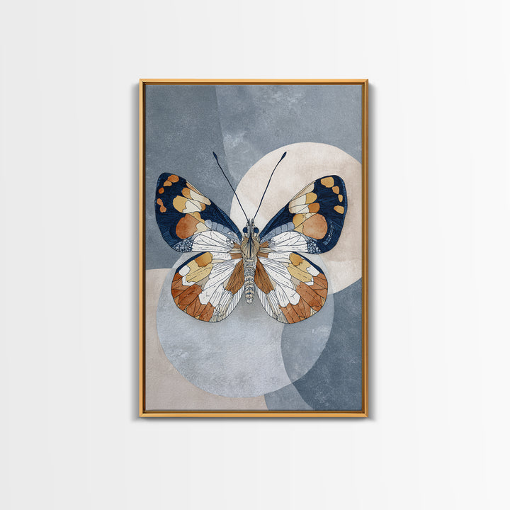 Line Art Butterfly Canvas Print, Line Art, Printable Art, Living Room Decor, Abstract Art, Line, Gallery Wall Art, LIN-2x3-54