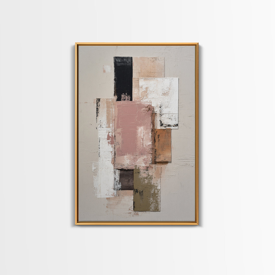 Minimal Nude Figure Canvas Print, Line Art, Gallery Wall Set, Living Room Decor, Fine Art, Line, Textured Painting, LIN-2x3-65