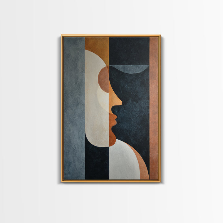 Minimal Nude Figure Framed Canvas Print, Line Art, Gallery Decor, Living Room Decor, Fine Art, Line, Home Decor, Wall Decor, LIN-2x3-89