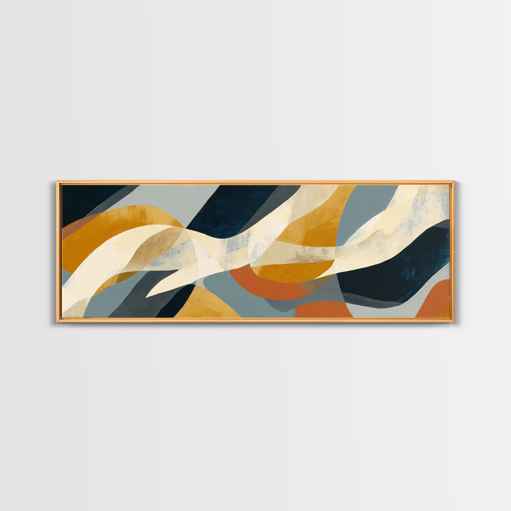 Minimal Angel Wing Contour Canvas Print, Line Art, Living Room Art, Living Room Decor, Fine Art, Line, Art Print, LIN-3x1-13