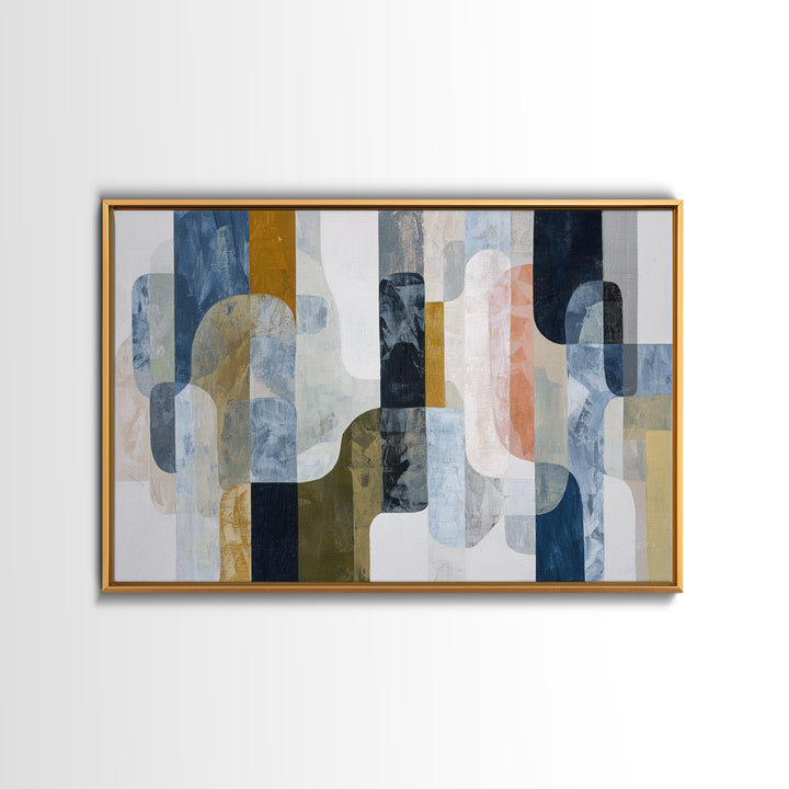 Two Hands Nearly Touching Canvas Print, Line Art, Luxury Decor, Living Room Decor, Abstract Art, Line, Printable, LIN-3x2-33