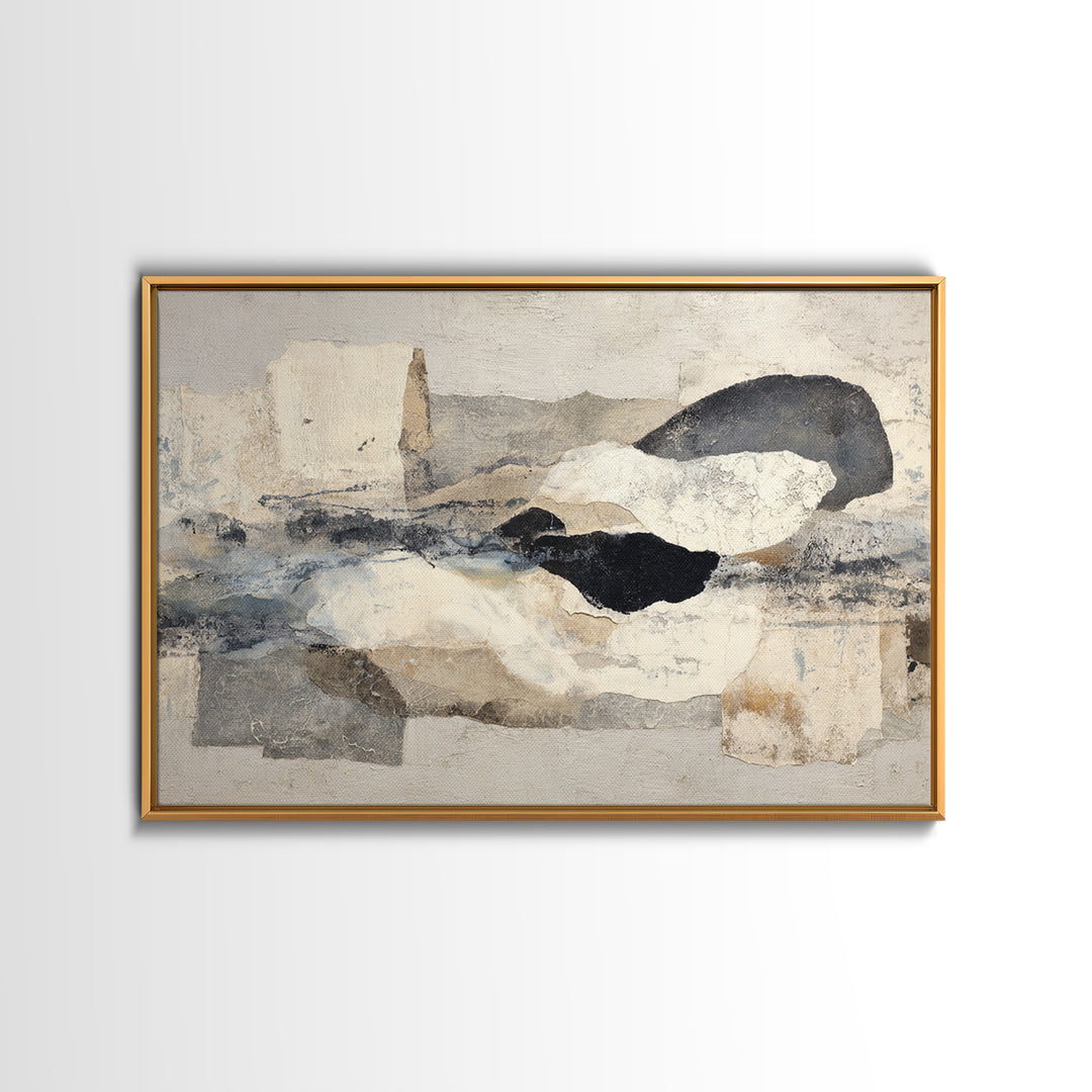 Abstract Lips and Hand Fashion Sketch Canvas Print, Line Art, Neutral Decor, Living Room Decor, Fine Art, Line, Wall Decor, LIN-3x2-94