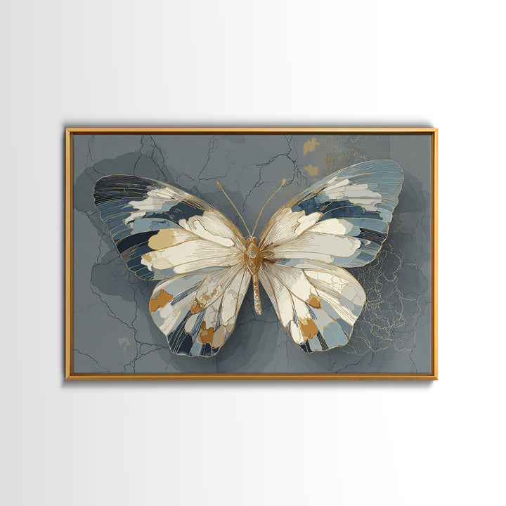Line Art Butterfly Canvas Print, Line Art, Fine Art Print, Living Room Decor, Fine Art, Line, Wall Decor, Custom Portrait, LIN-3x2-98