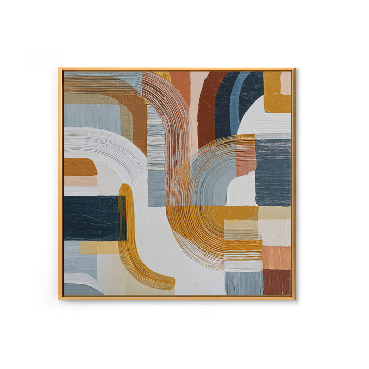 Large Statement Abstract Framed Canvas Print, Living Room Art, Modern Decor, Living Room Decor, Abstract Art, Living, LIR-1x1-1