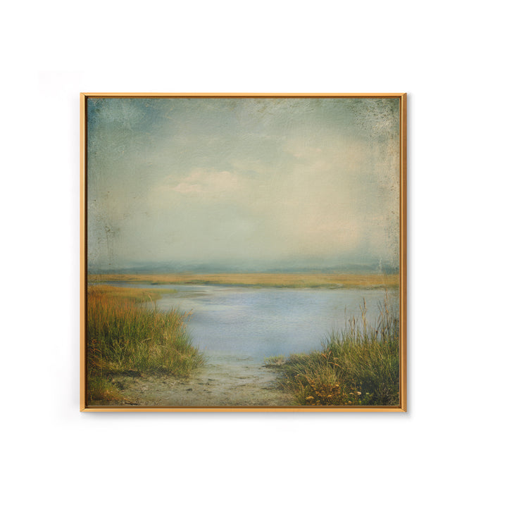Quiet Meadow Landscape Framed Canvas Print, Living Room Art, Bedroom Decor, Living Room Decor, Living, Bedroom Wall Art, LIR-1x1-47