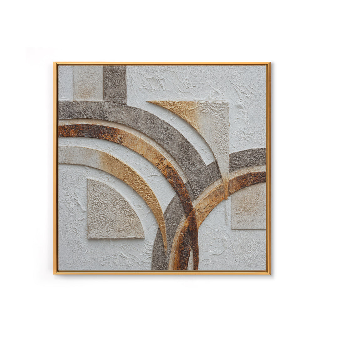 Textured Plaster Abstract Framed Canvas Print, Living Room Art, Textured Painting, Living Room Decor, Abstract Art, Living, LIR-1x1-53