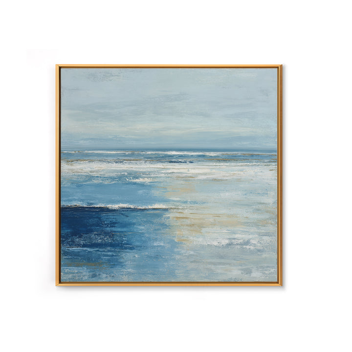 Moody Seascape for Dramatic Focal Point Canvas Print, Living Room Art, Bedroom Wall Art, Living Room Decor, Oil Painting, LIR-1x1-54