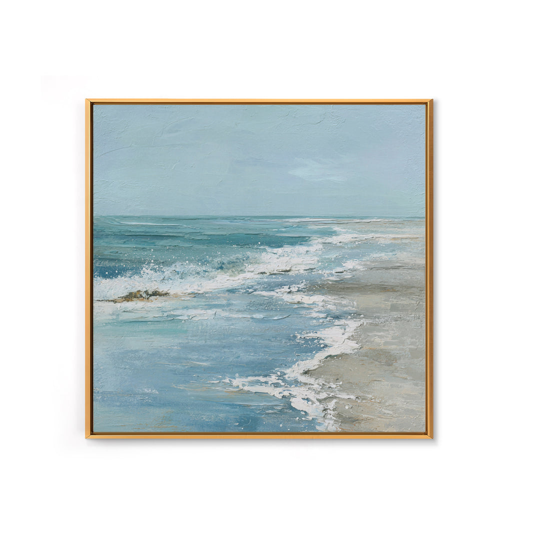 Moody Seascape for Dramatic Focal Point Canvas Print, Living Room Art, Abstract Wall Art, Living Room Decor, Living, Home Decor, LIR-1x1-6