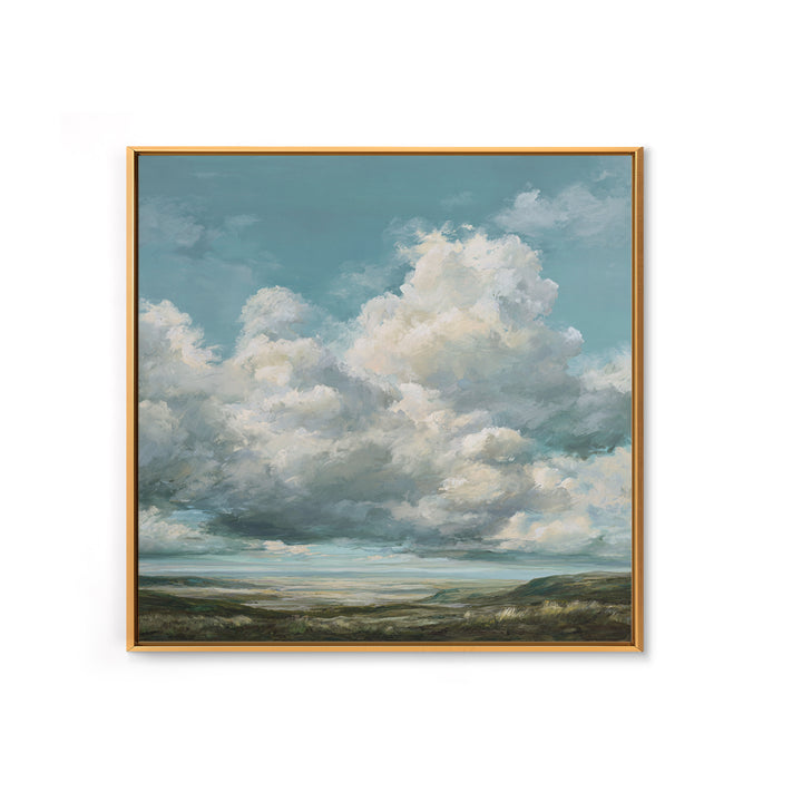 Large Cloudscape with Gentle Movement Framed Canvas Print, Living Room Art, Modern Decor, Living Room Decor, Fine Art, Living, LIR-1x1-67