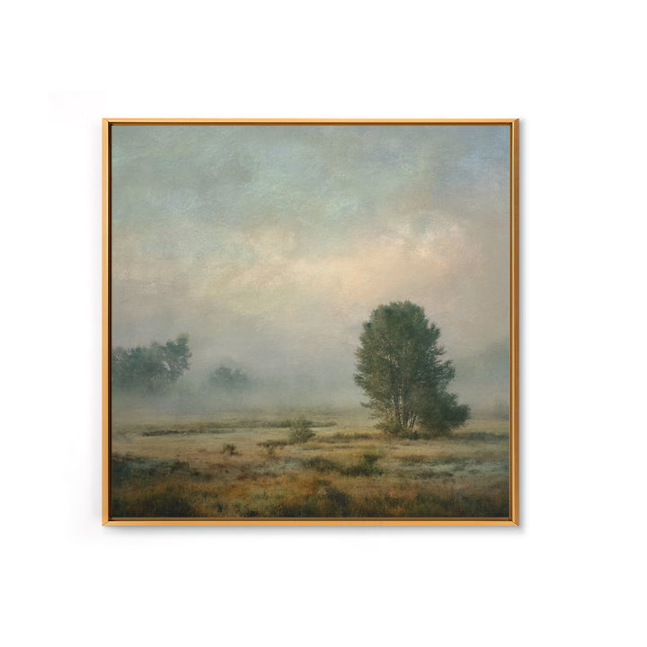 Quiet Meadow Landscape Framed Canvas Print, Living Room Art, Living Room Wall Art, Living Room Decor, Fine Art, Living, LIR-1x1-71