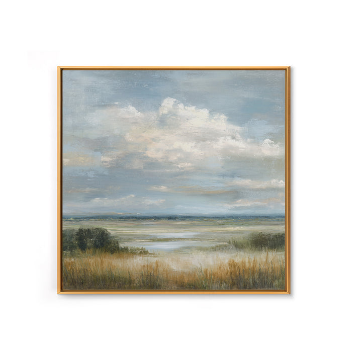 Large Cloudscape with Gentle Movement Canvas Print, Living Room Art, Room Decor, Living Room Decor, Fine Art, Living, LIR-1x1-91