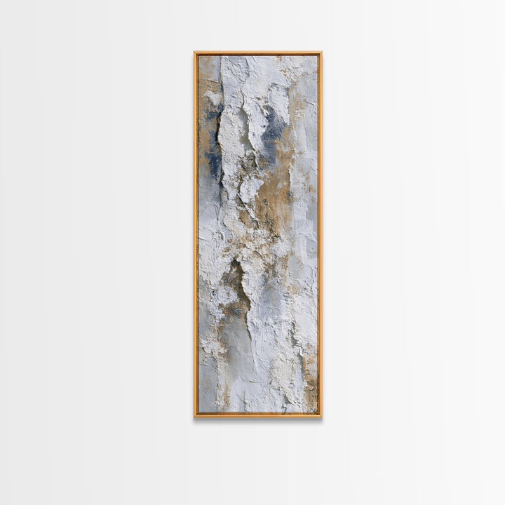 Textured Plaster Abstract Canvas Print, Living Room Art, Art, Living Room Decor, Fine Art, Living, Art Nouveau, Abstract Art, LIR-1x3-17