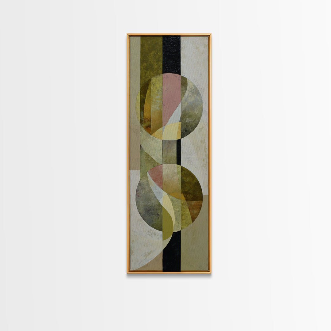 Abstract Organic Shapes Canvas Print, Living Room Art, Art Nouveau, Living Room Decor, Abstract Art, Living, Modern Wall Art, LIR-1x3-27
