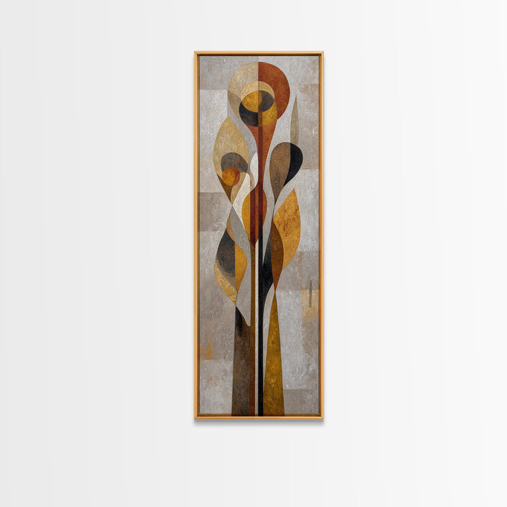 Abstract Organic Shapes Framed Canvas Print, Living Room Art, Printable Wall Art, Living Room Decor, Abstract Art, Living, LIR-1x3-3
