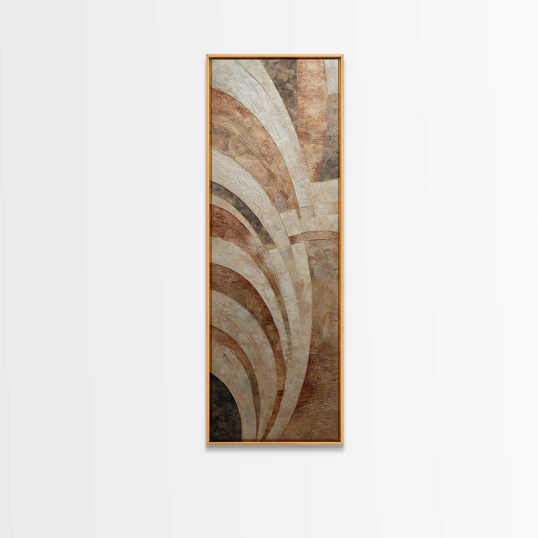 Textured Plaster Abstract Canvas Print, Living Room Art, Oversized Wall Art, Living Room Decor, Abstract Art, Living, LIR-1x3-41