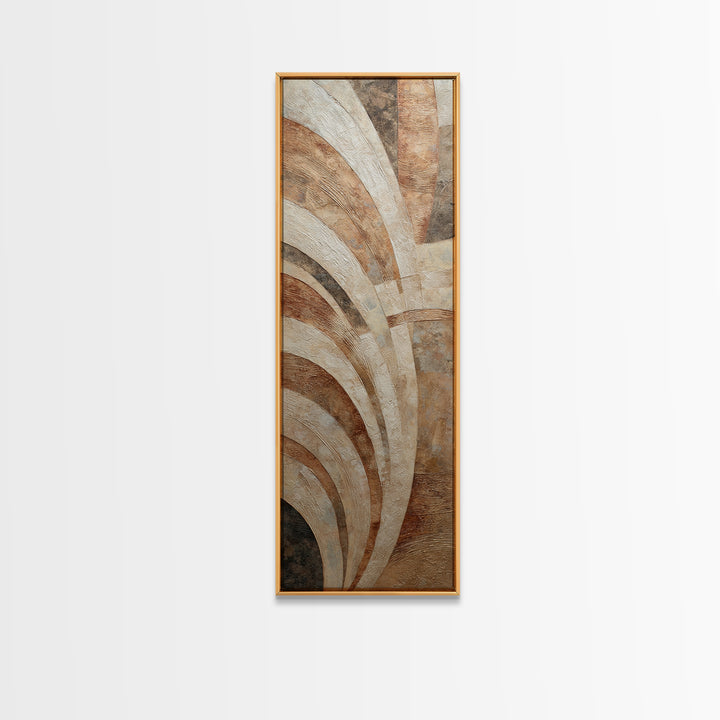 Textured Plaster Abstract Canvas Print, Living Room Art, Oversized Wall Art, Living Room Decor, Abstract Art, Living, LIR-1x3-41