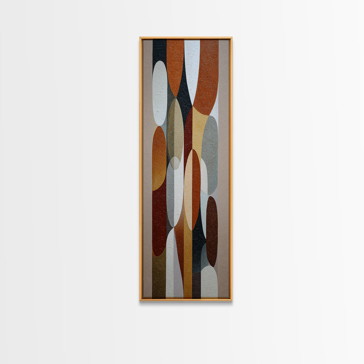 Mid Century Geometric Artwork Canvas Print, Living Room Art, Printable, Living Room Decor, Fine Art, Living, Printable Art, LIR-1x3-44