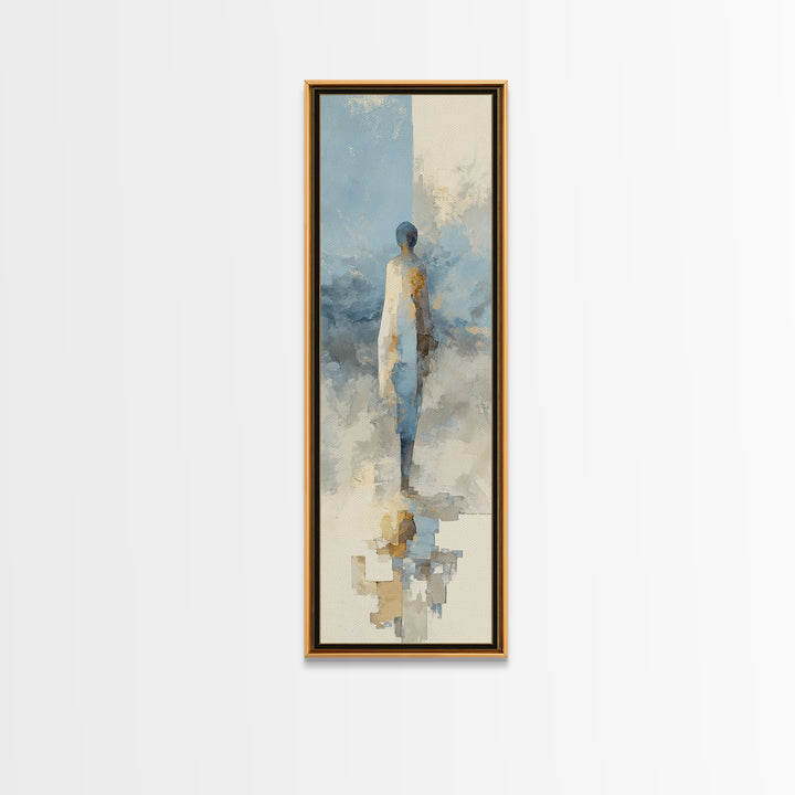 Oversized Line Figure Canvas Print, Living Room Art, Fine Art Print, Living Room Decor, Oil Painting, Living, Wall Decor, LIR-1x3-5