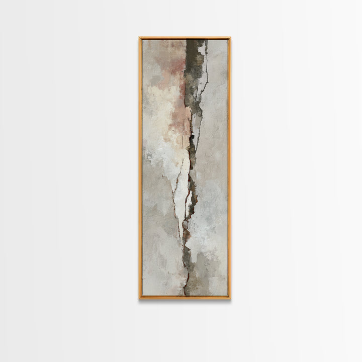 Oversized Line Figure Framed Canvas Print, Living Room Art, Textured Painting, Living Room Decor, Fine Art, Living, LIR-1x3-53