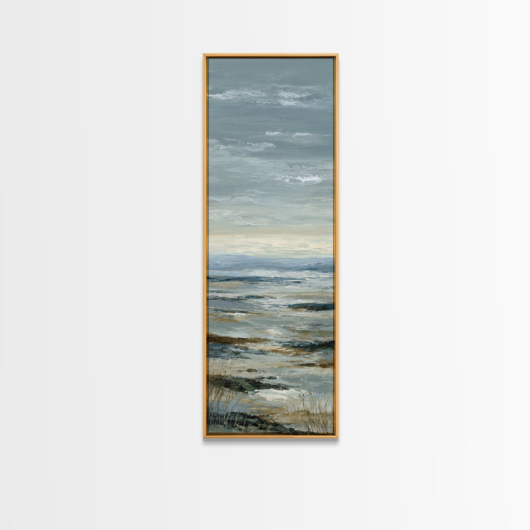 Modern Landscape with Expansive Calm Sky Canvas Print, Living Room Art, Bedroom Wall Art, Living Room Decor, Fine Art, Living, LIR-1x3-63