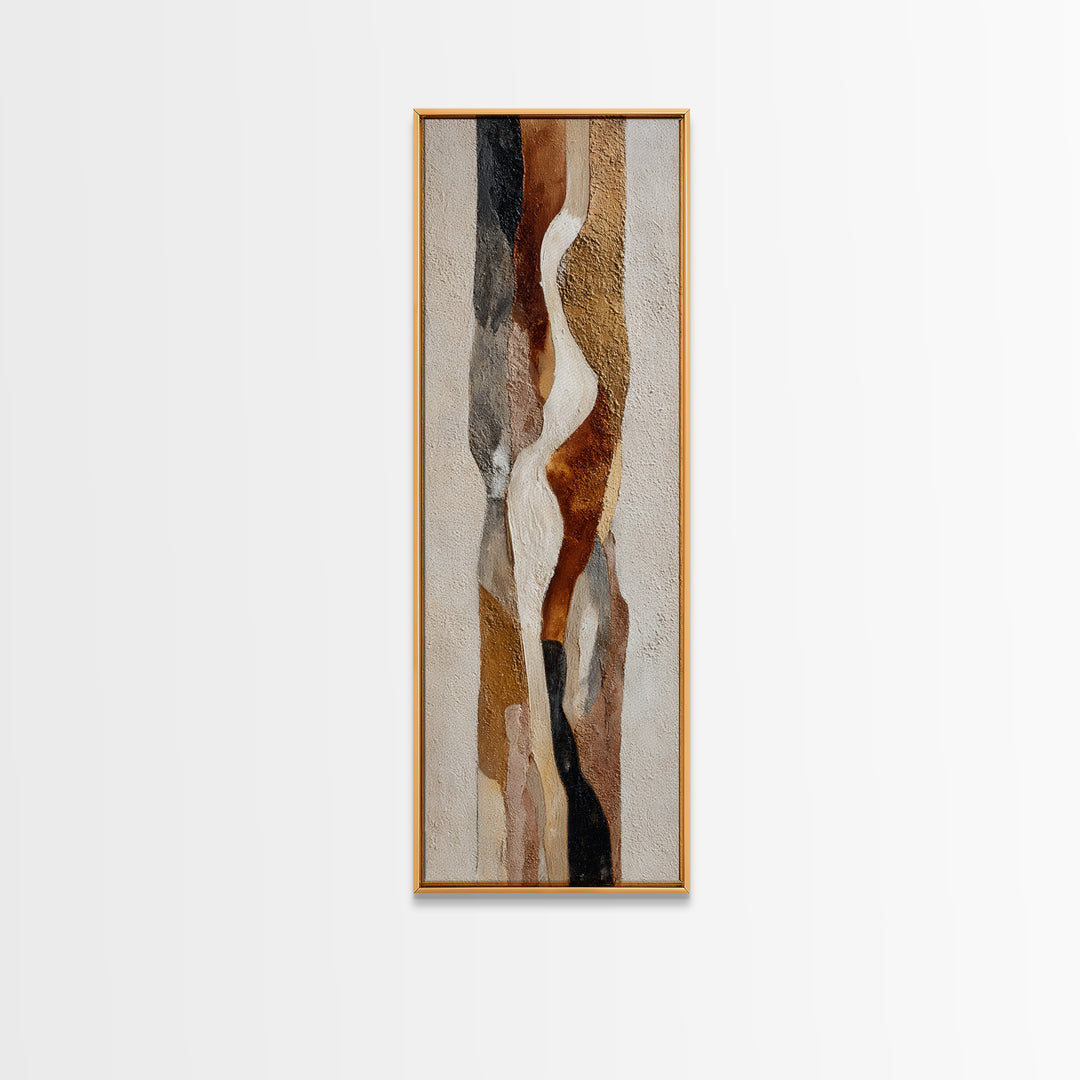 Monochrome Stone Texture Abstraction Canvas Print, Living Room Art, Printable Art, Living Room Decor, Abstract Art, Living, LIR-1x3-81
